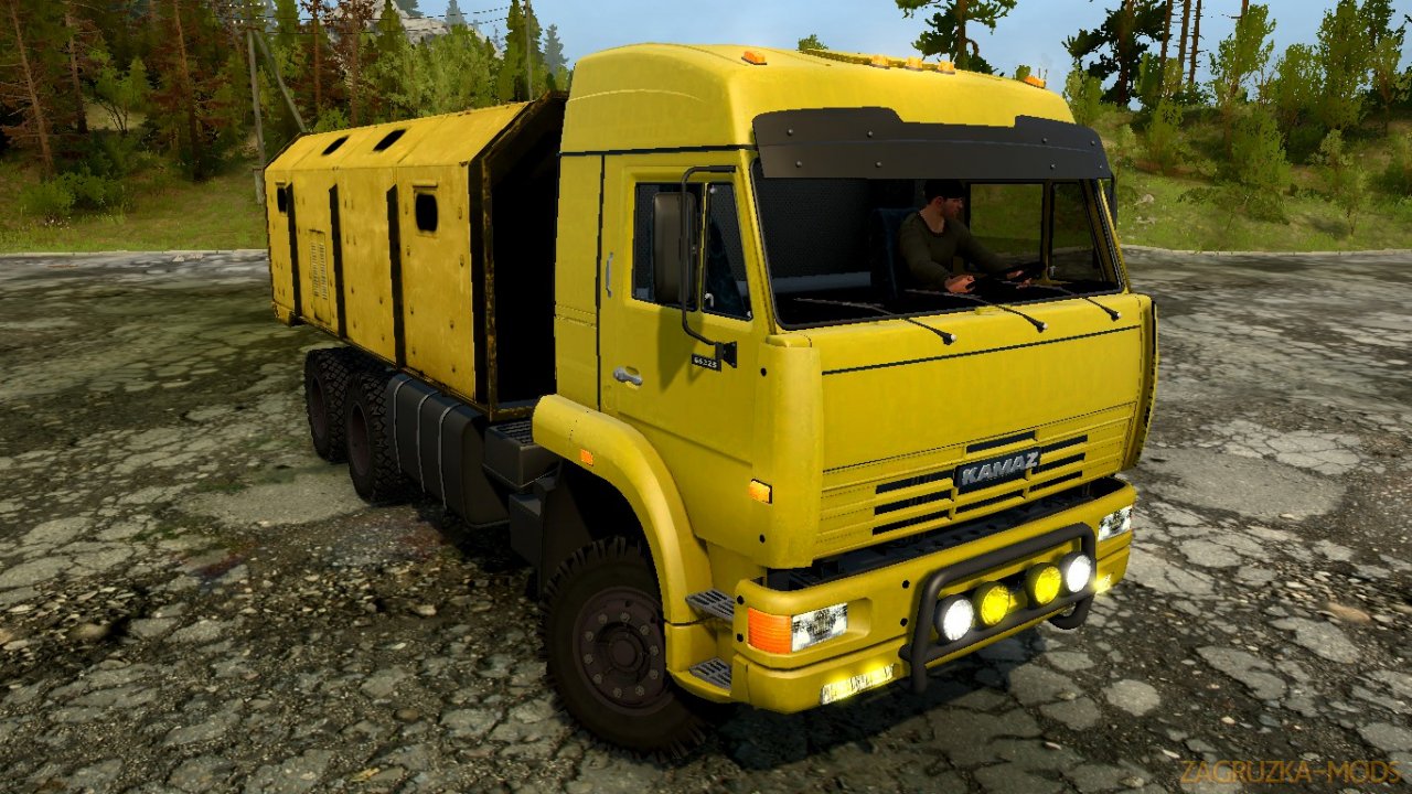 KamAZ-65225 v1.0 for Spintires: MudRunner