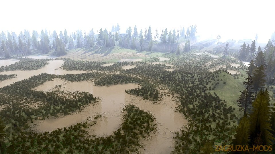 Wonderful places Map (Дивные места) v1.0 for Spintires: MudRunner