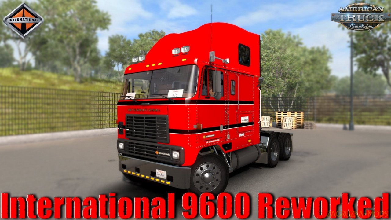 International 9600 + Interior v1.0 Reworked by vasja555 (1.35.x)