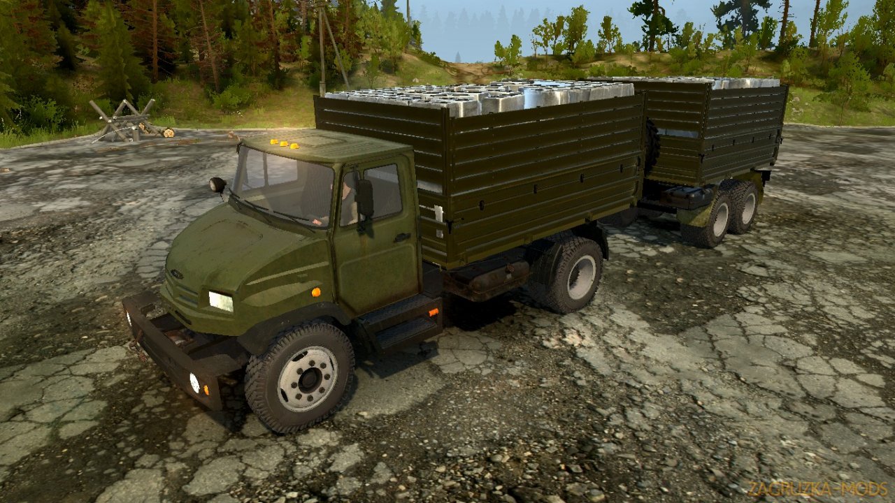 Pack ZIL Trucks Legends of the USSR 6 v1.0 for Spintires: MudRunner