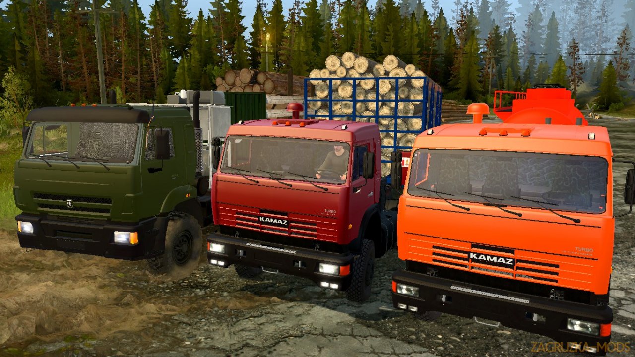 KamAZ 54115, 54115 Turbo v1.0 for Spintires: MudRunner