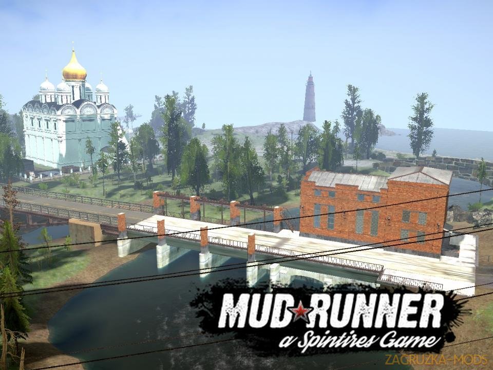 Fishing Village Map (Рыбачий посёлок) v1.0 for Spintires: MudRunner