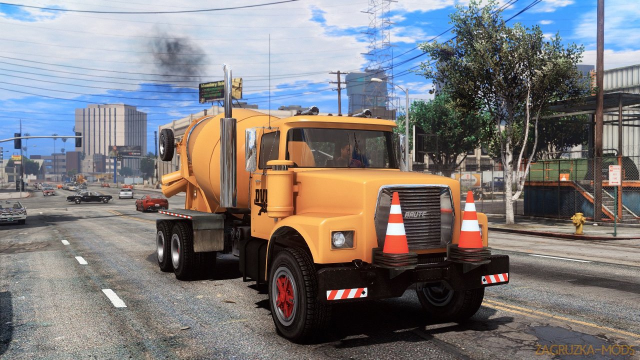 Brute Mixer Classic Tipper-based Mixer v1.4 for GTA 5