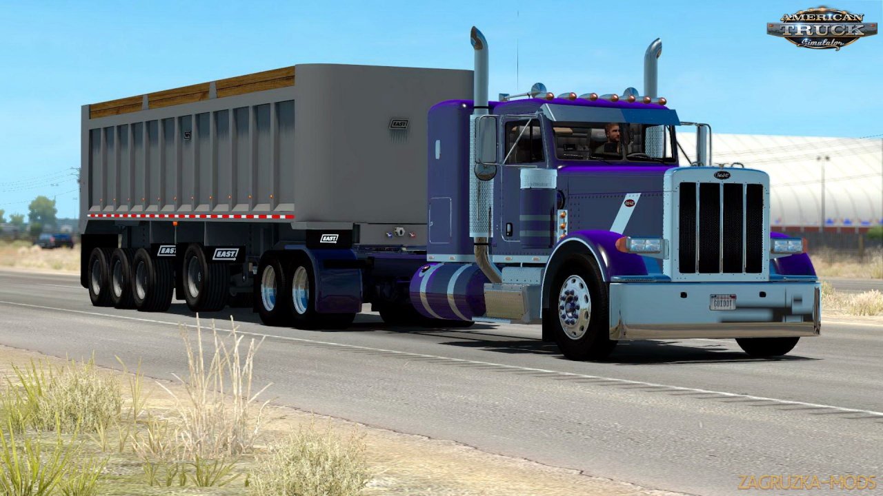EAST 4 Axle Dump Trailer (Fixed Version) v1.0 for ATS (1.35.x)
