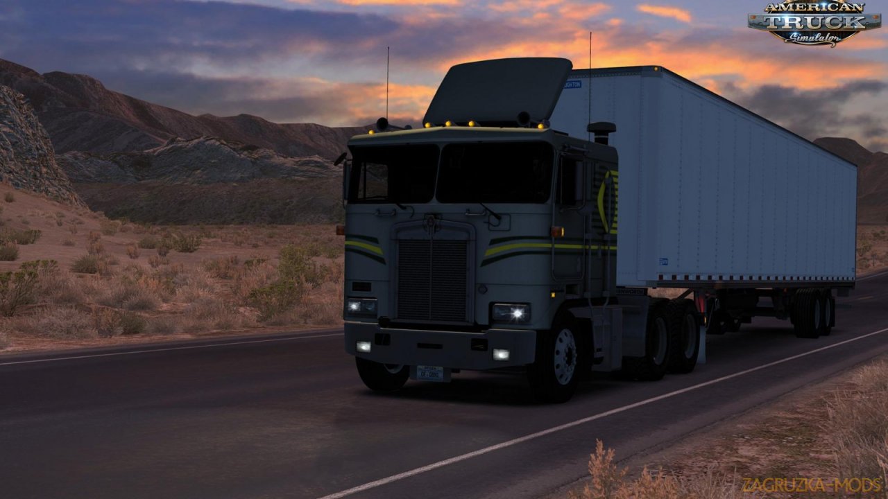 Kenworth K100e Detroit Diesel Sound Pack v1.0 (1.35.x) for ATS