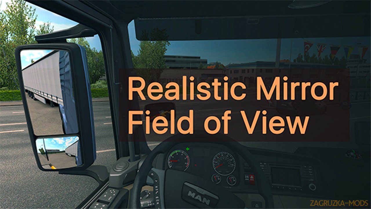 Realistic Mirror (Fov) in Ets2