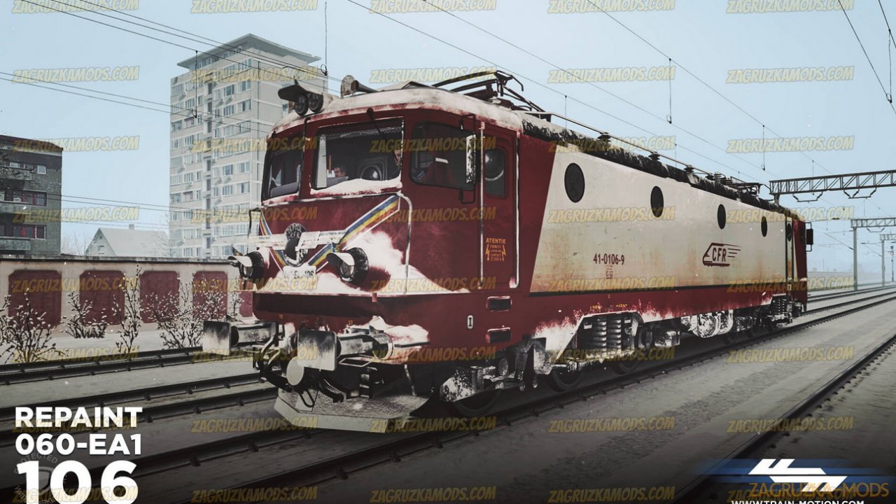 REPAINT Electric Locomotive CFR 060 – EA1 41-0106-9 v1.0 for TS 2019