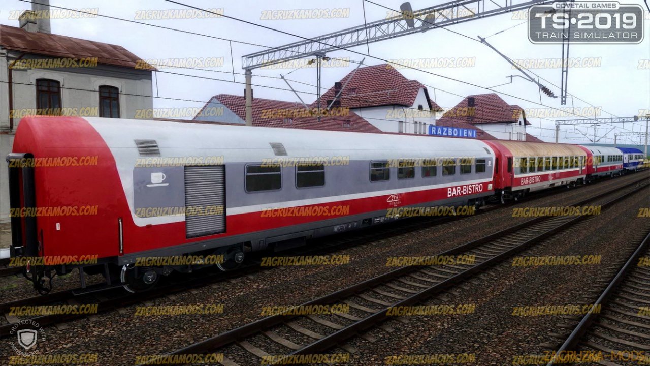Romanian Passengers Wagons CFR 89-76 WRlee Pack v1.0 for TS 2019