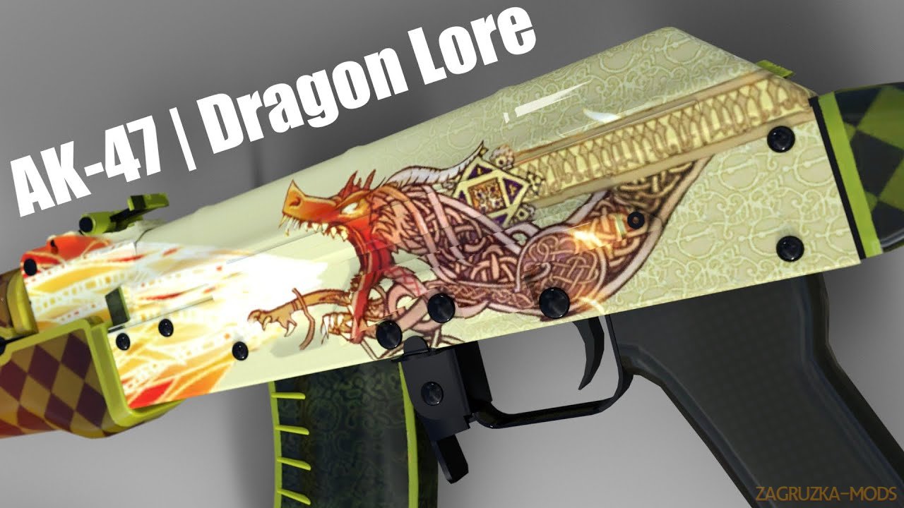 Dragon Lore Skin for AK47 Weapon v1.0 for CSGO