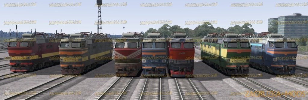Pack Electric Locomotives CHS4T v1.0 for TS 2019
