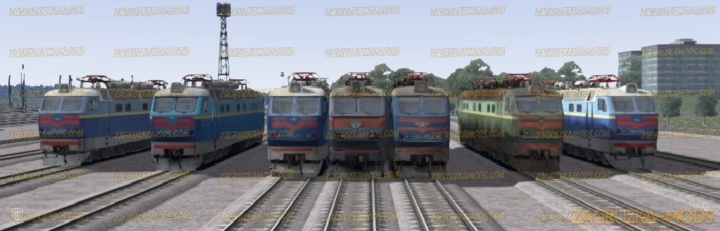 Pack Electric Locomotives ChS4KVR v1.0 for TS 2019