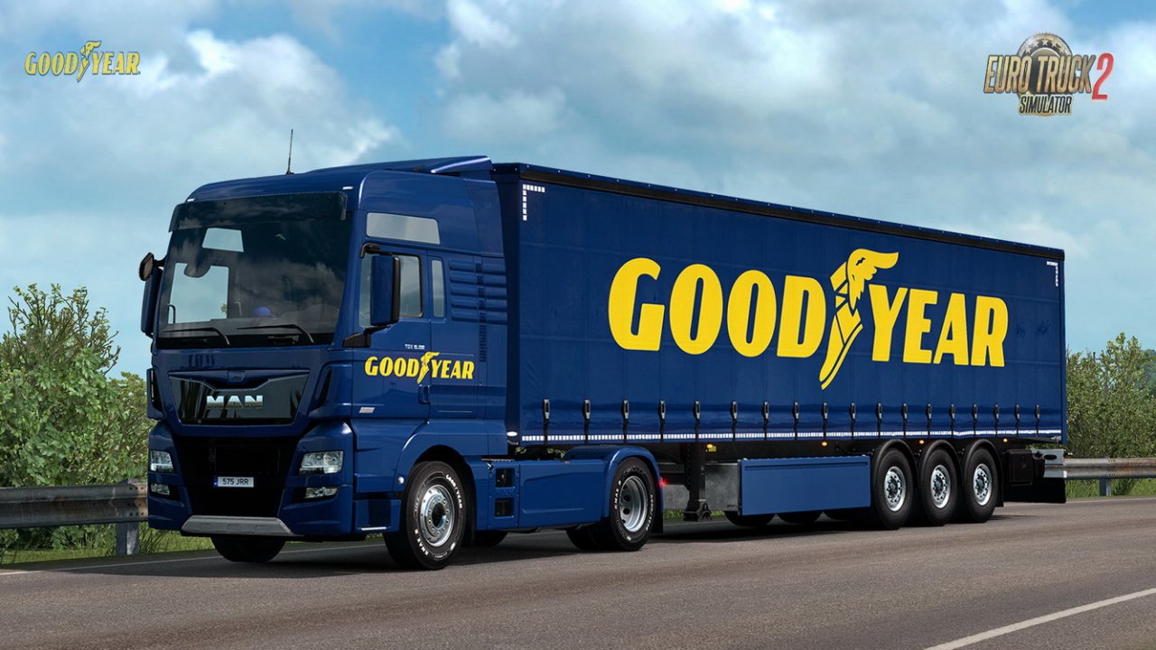Download Goodyear Tyres Pack DLC for ETS2