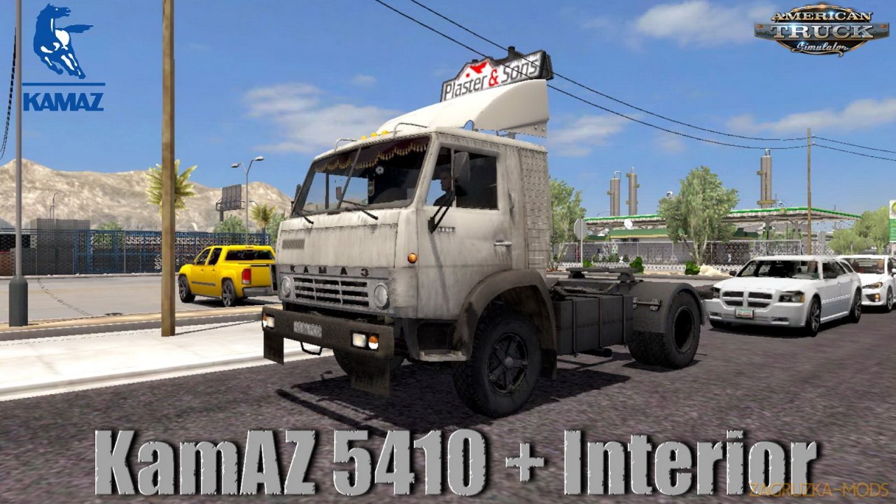 KamAZ 5410 + Interior v2.0 (1.35.x) for ATS