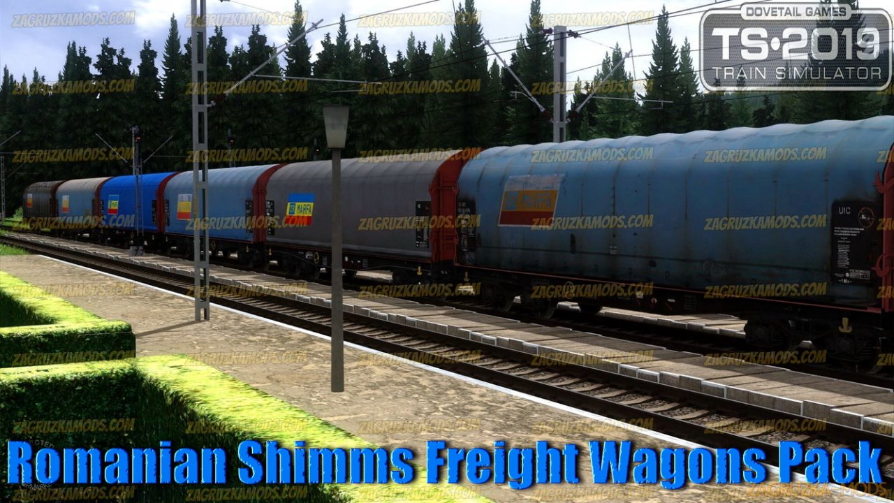 Romanian Shimms Freight Wagons Pack v1.0 for TS 2019