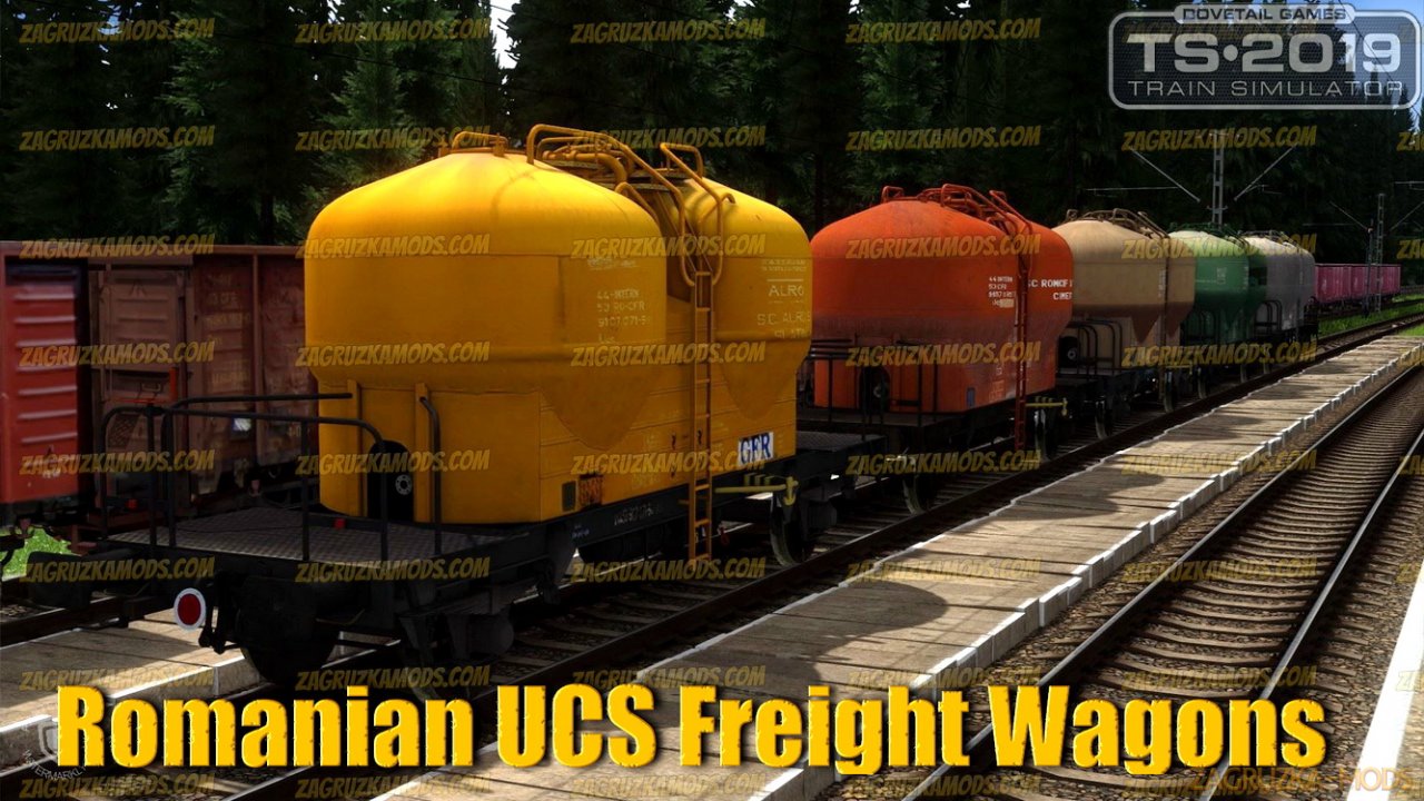 Romanian UCS Freight Wagons Pack v1.0 for TS 2019