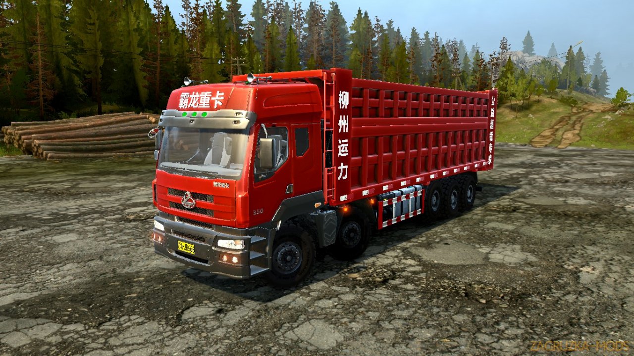 Dongfeng Balong-350 (6X12) v1.0 for Spintires: MudRunner