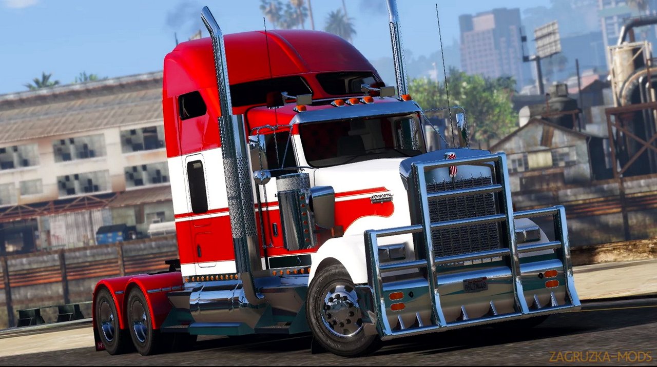 Kenworth W900 6x2 Mid Cab 2014 v1.3 for GTA 5