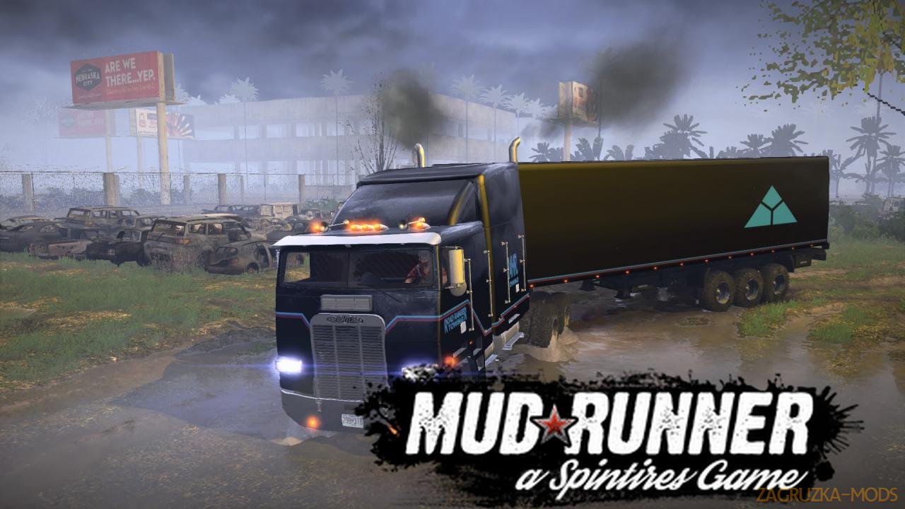 FREIGHTLINER FLA 9664 Offroad v1.0 for Spintires: MudRunner