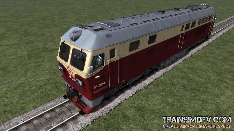 Chinese Diesel Loco PRC DF4D v1.0 for TS2017