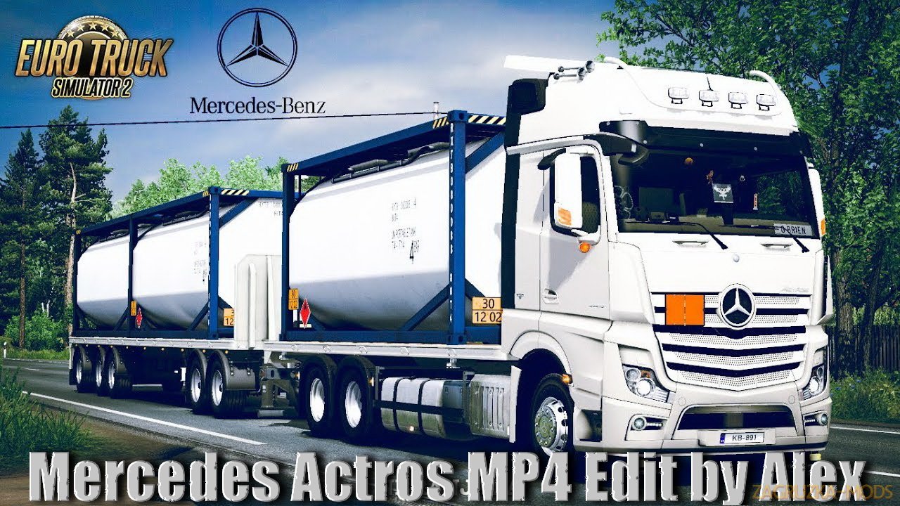 Mercedes Actros MP4 v1.4 Edit by Alex (1.35.x) for ETS2
