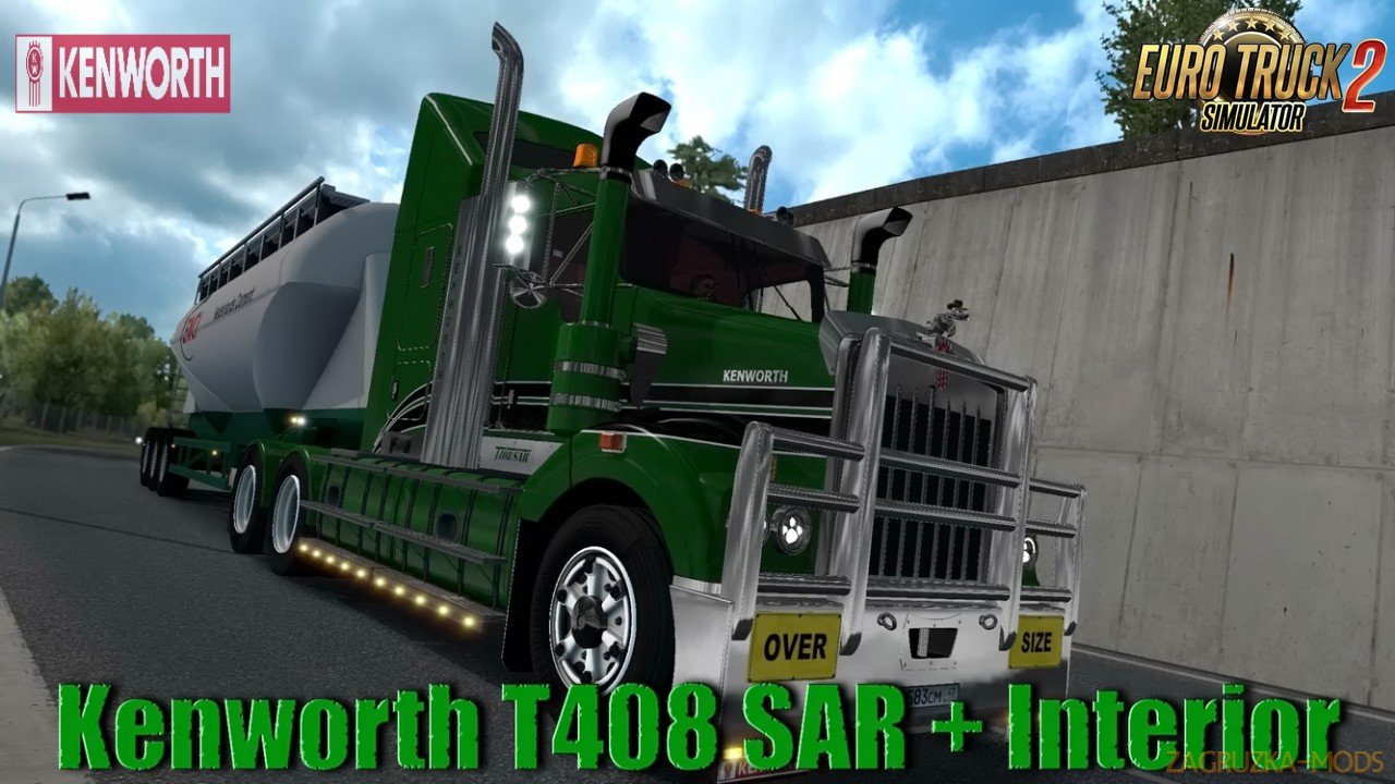Kenworth T408 SAR + Interior v2.2 (1.35.x) for ETS2 Kenworth T408 SAR + Interior v2.2 (1.35.x) for ETS2