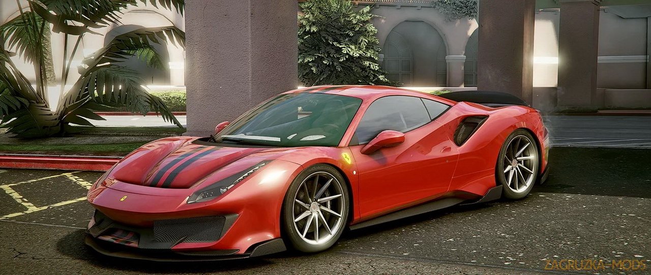 Ferrari Pista 488 2018 v2.0 for GTA 5