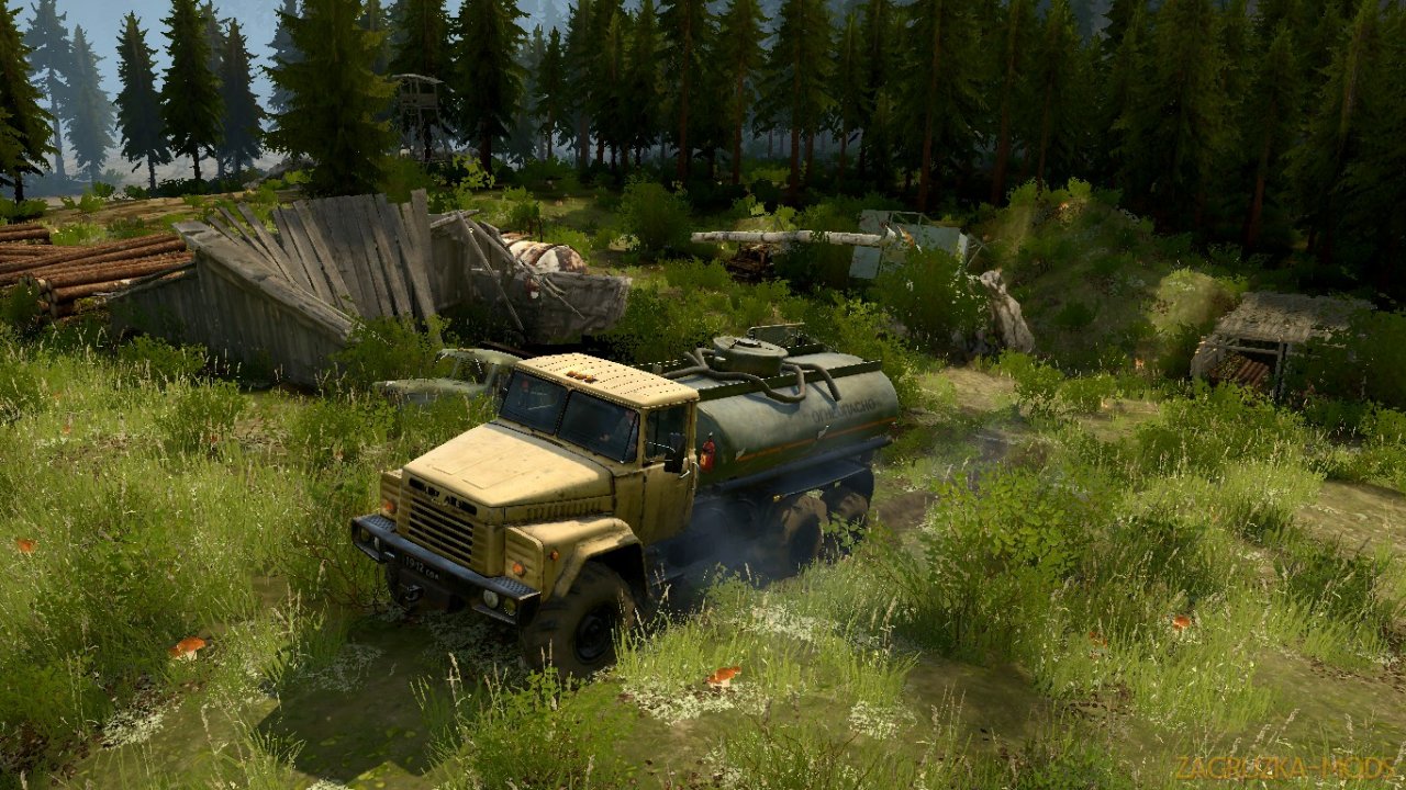 Dangerous Firs Map v1.0 for Spintires: MudRunner