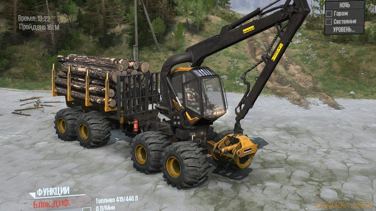 Combo Ponsse Scorpion King v1.0 for Spintires: MudRunner