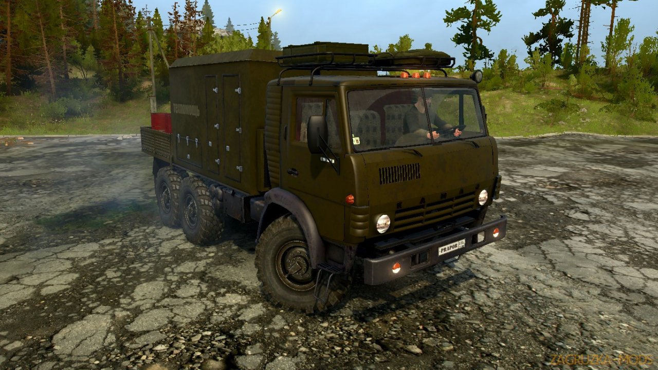 KamAZ-4310 Prapor Edition v1.0 for Spintires: MudRunner