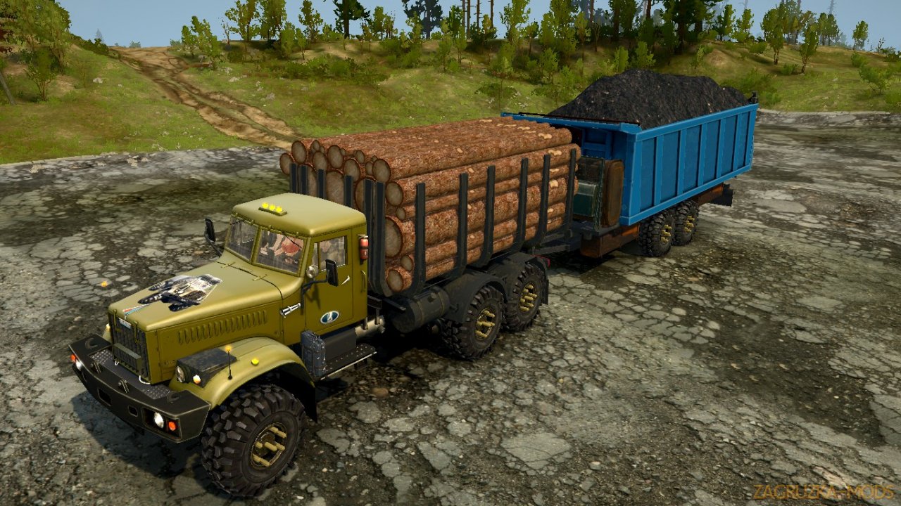 KrAZ YAZ 214 v1.0 for Spintires: MudRunner