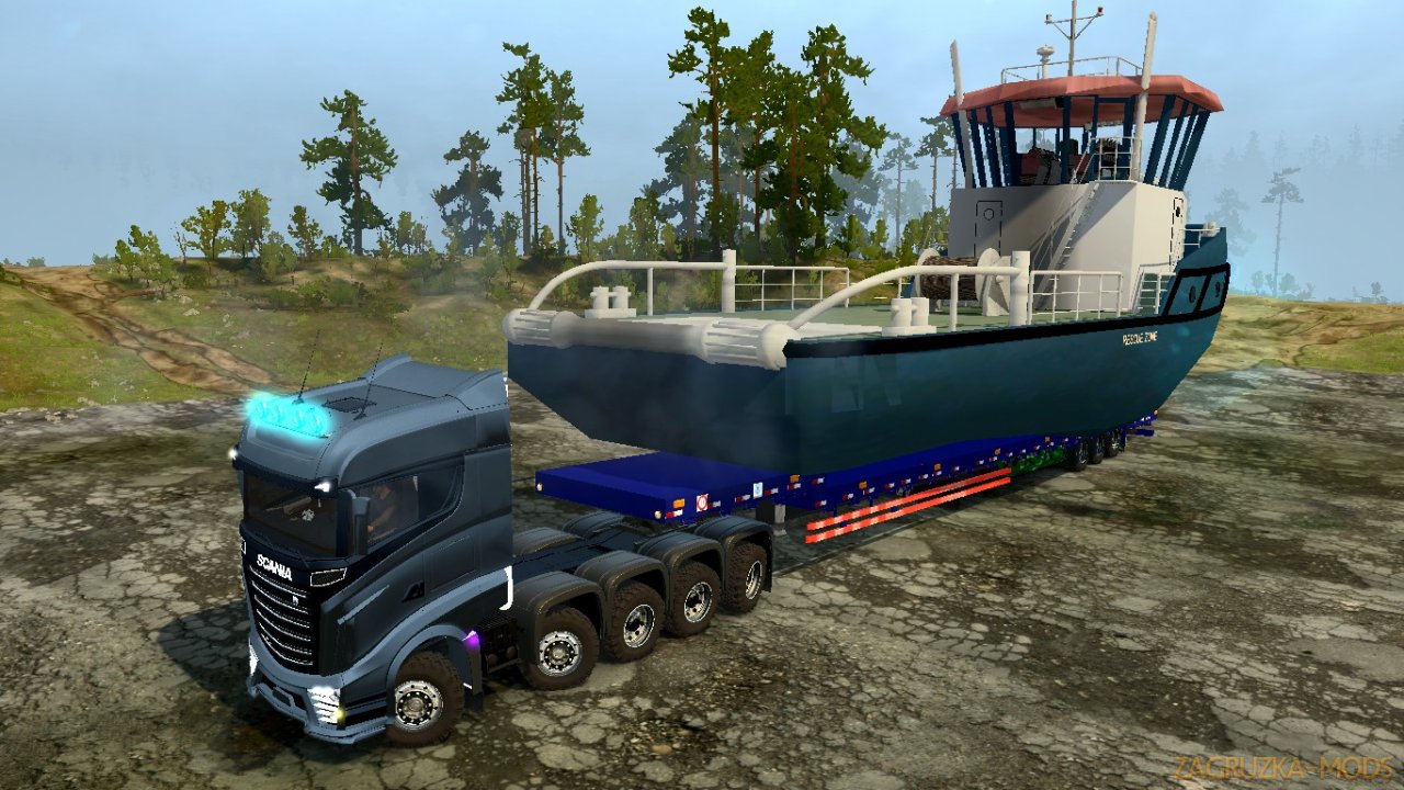Scania R1000 Concept v2.0 for Spintires: MudRunner