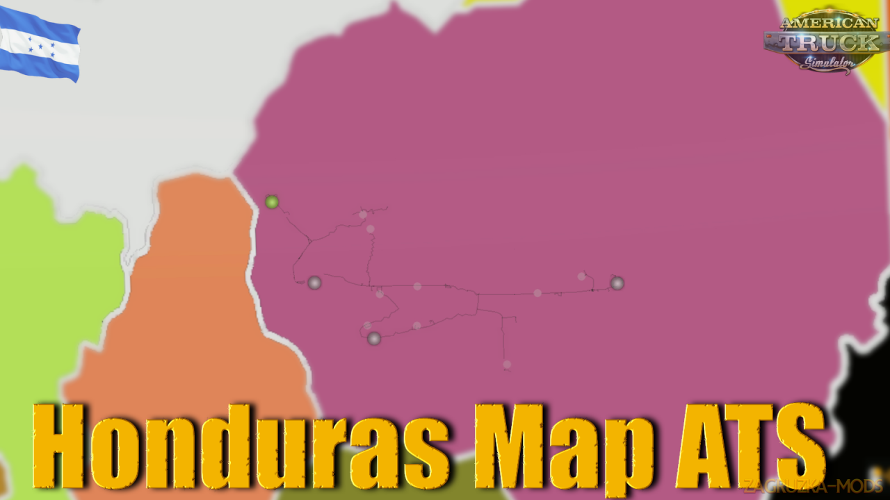 Honduras Map v1.0 (1.35.x) for ATS