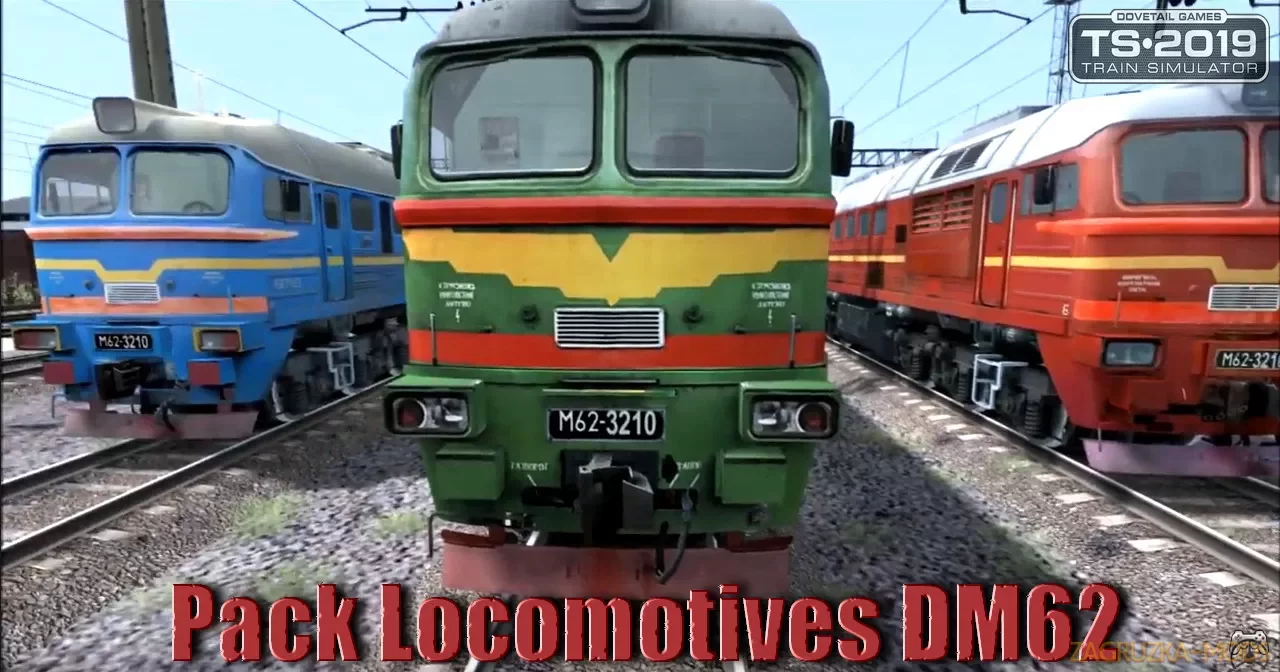 Pack Locomotives DM62 v1.0 for TS 2019