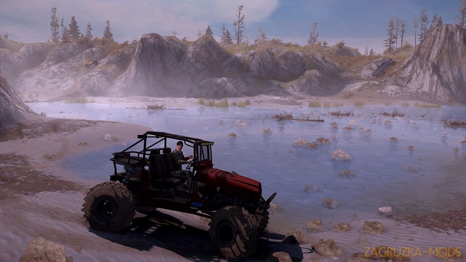 Manicouagan Crater Map v1.0 for Spintires: MudRunner