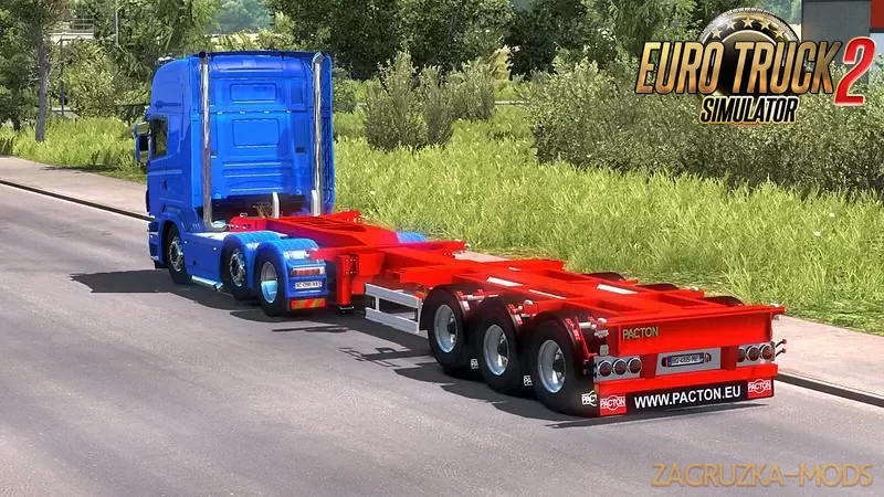 PACTON Container Trailer v1.0 (1.36.x) for ETS2