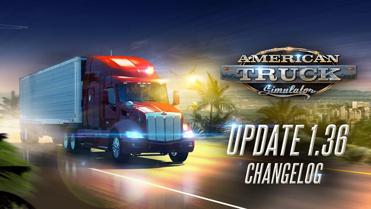 Download American Truck Simulator Update 1.36