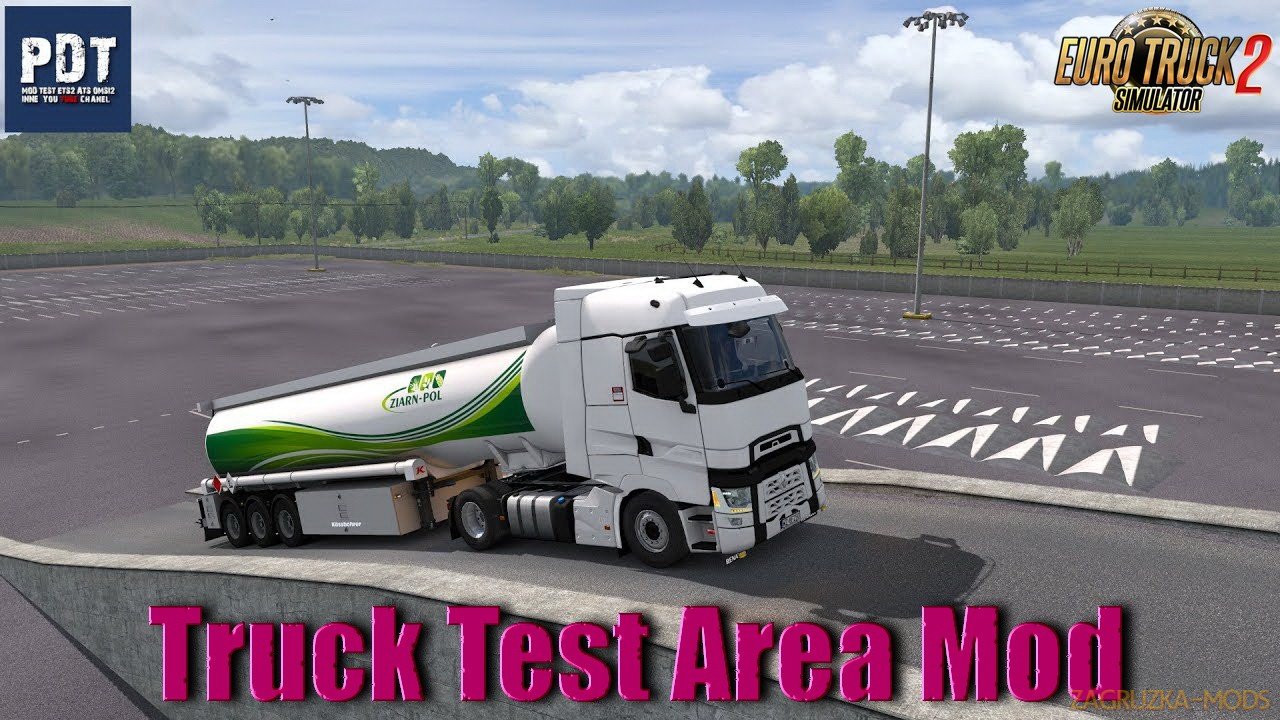 Truck Test Area Mod v1.0 (1.36.x) for ETS2