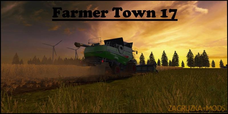 Farmer Town Map v1.0 for FS17