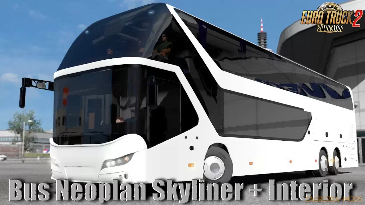 Bus Neoplan Skyliner + Interior v1.0 (1.36.x) for ETS2