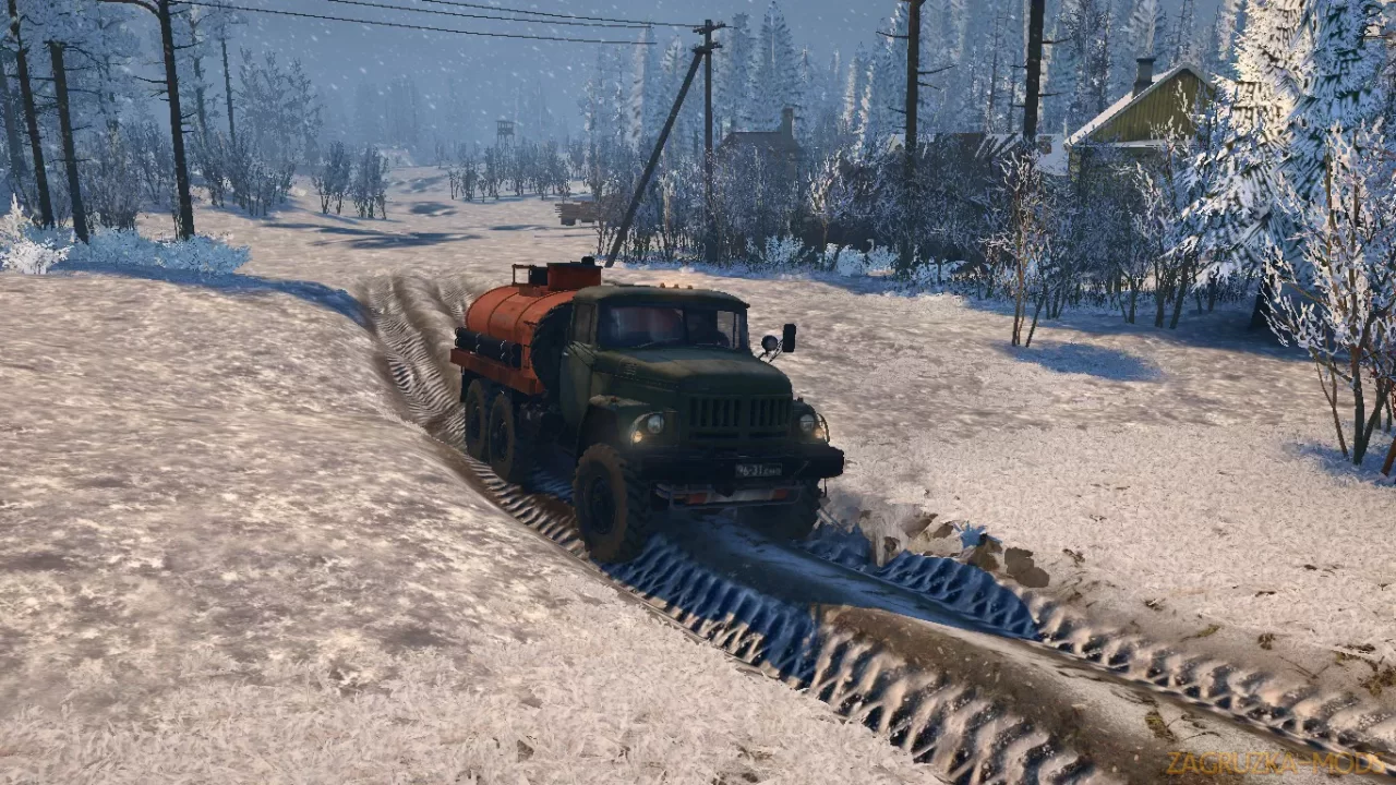 Maps Snow Plains v1.0 for Spintires: MudRunner