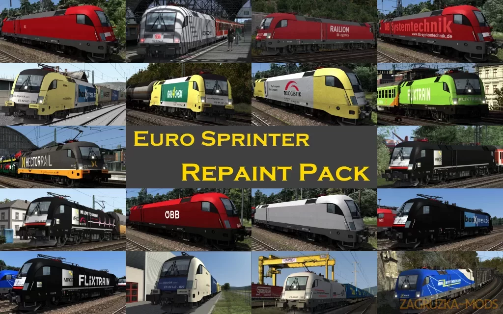 EuroSprinter ES64U2 Repaint Pack v1.0 for TS 2020