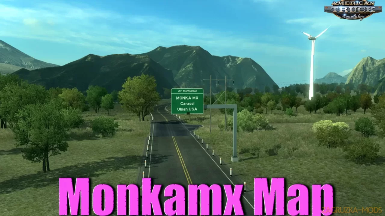 Monkamx Map v1.0 by Bostro Gamer (1.36.x) for ATS