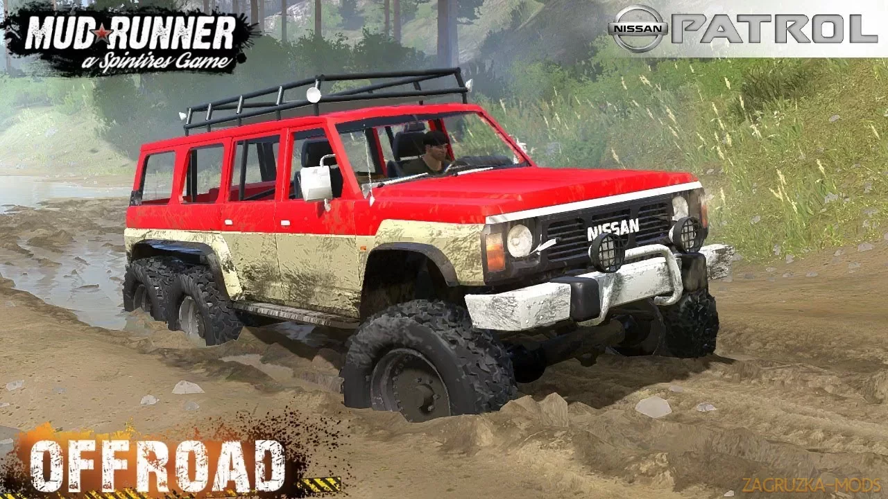 Nissan Patrol GQ Y60 Pack v1.0 for Spintires: MudRunner