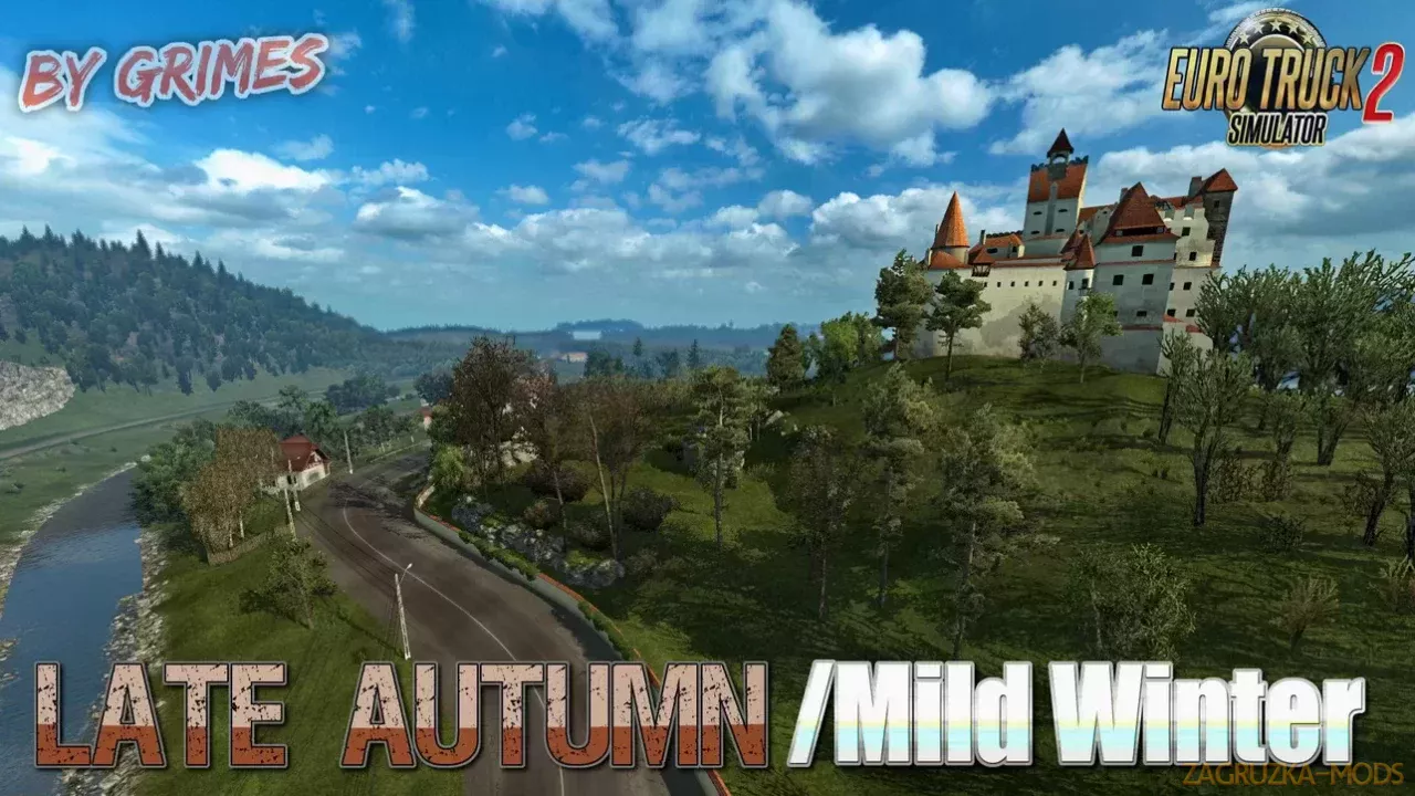 Late Autumn / Mild Winter v6.2 by Grimes (1.57.x) for ETS2