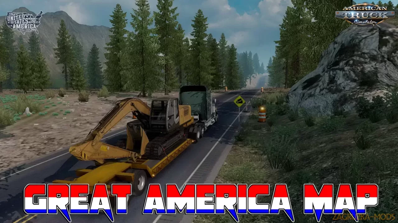 Great America Map v1.2 (1.36.x) for ATS