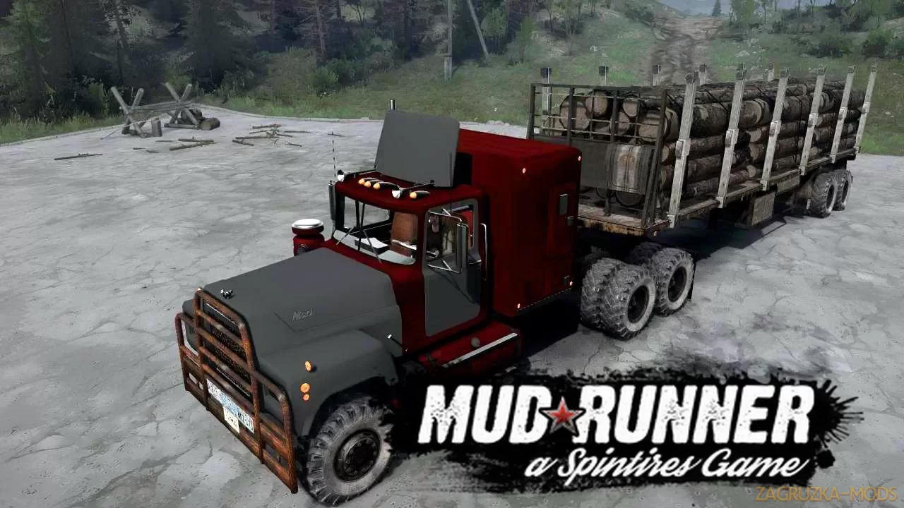 Mack RS600/RS700 6х6 v1.0 for Spintires: MudRunner