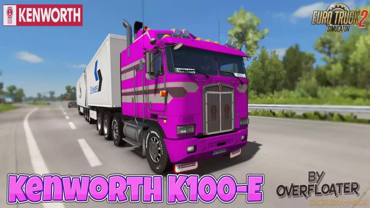 Kenworth K100-E v1.2.6 by Overfloater (1.54.x) for ETS2