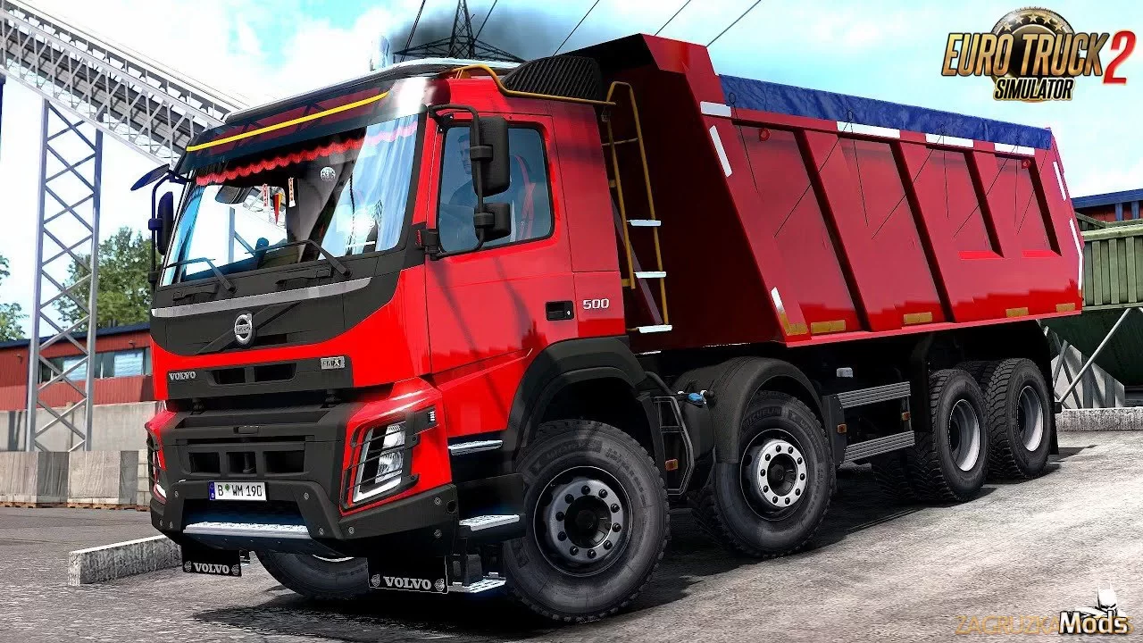 Volvo FMX Kipper Rework v1.2 by Mistersix (1.36.x) for ETS 2