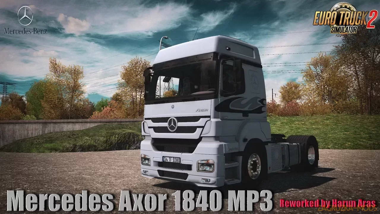 Mercedes Axor 1840 MP3 v4.2 by Harun Aras (1.43.x) for ETS2