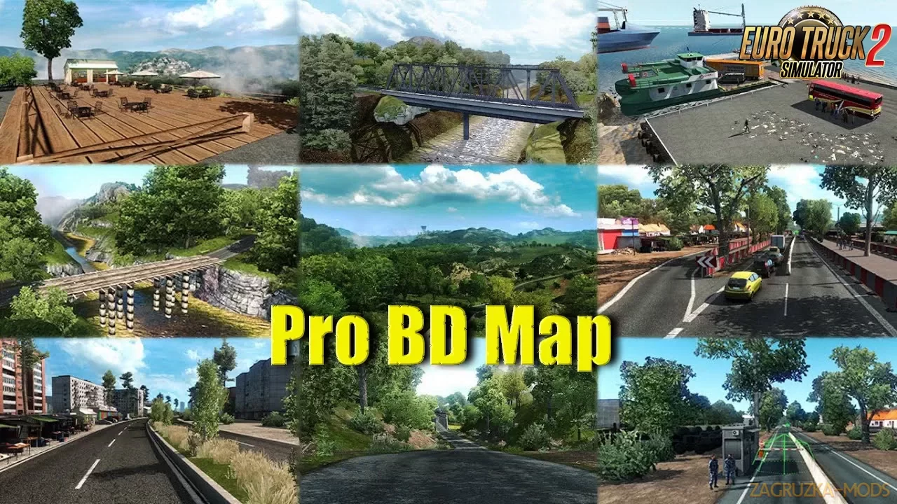 Pro BD Map v9.1 by Sultan Mahmud (1.46.x) for ETS2